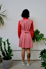 Zazie Red Gingham Mini Dress