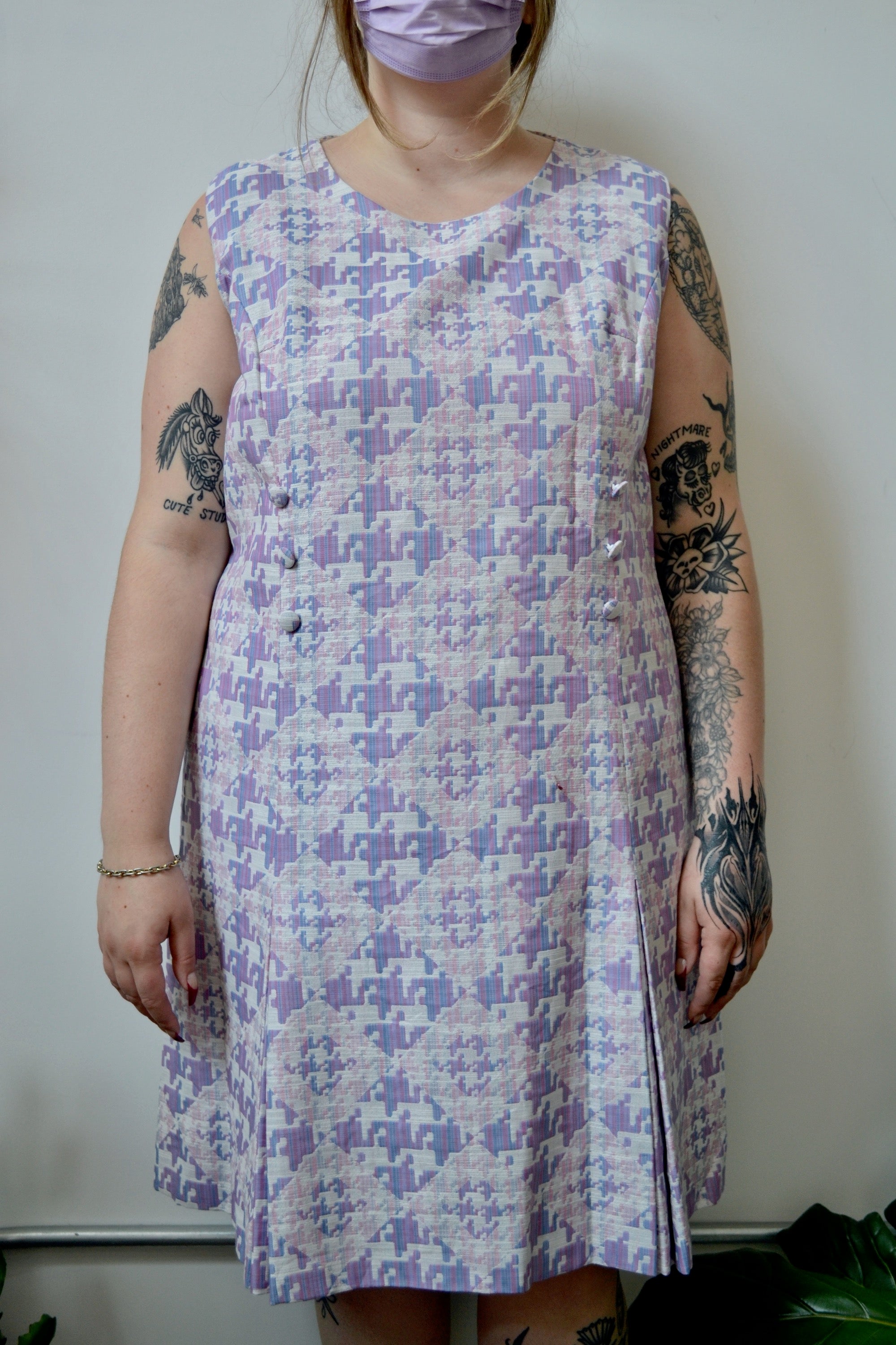 Purple Puzzle Dress