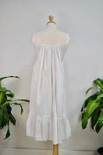Adorable Crochet White Cotton Nightie