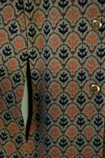 Gorgeous Olive Green Woven Cape Coat