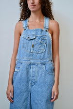 Light Wash Nineties Shorteralls