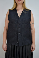 Filson Black Wool Vest