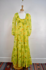 Vintage Statement Maxi Dress