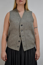 Grey Filson Wool Vest