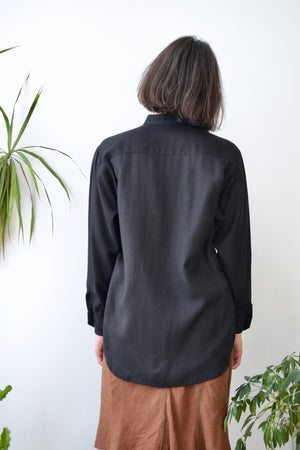 Black Eighties Blouse