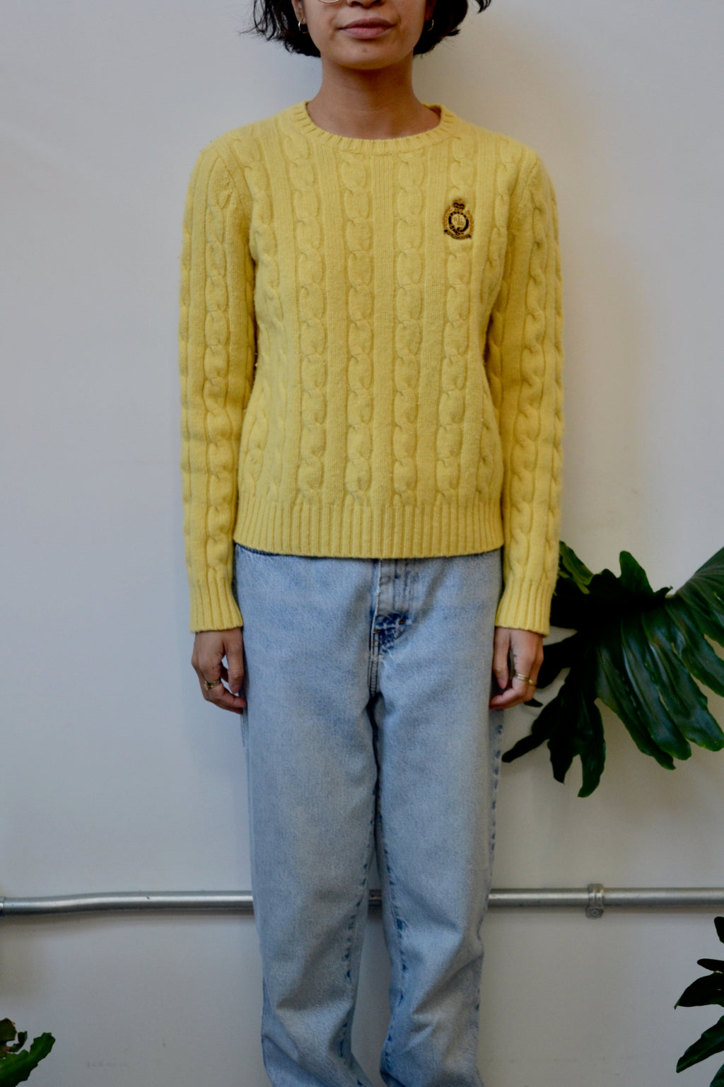 RL Lambswool Cable Knit