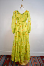 Vintage Statement Maxi Dress