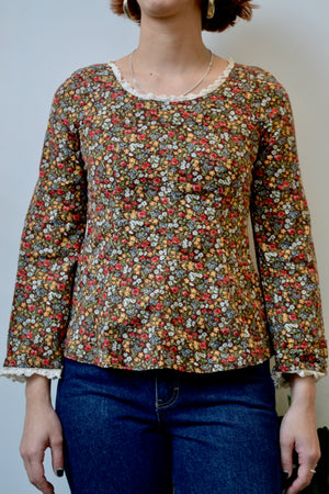 Cute Handmade Floral Top