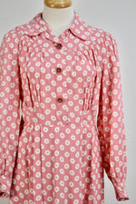 Pink Patterned 40s/50s Dress