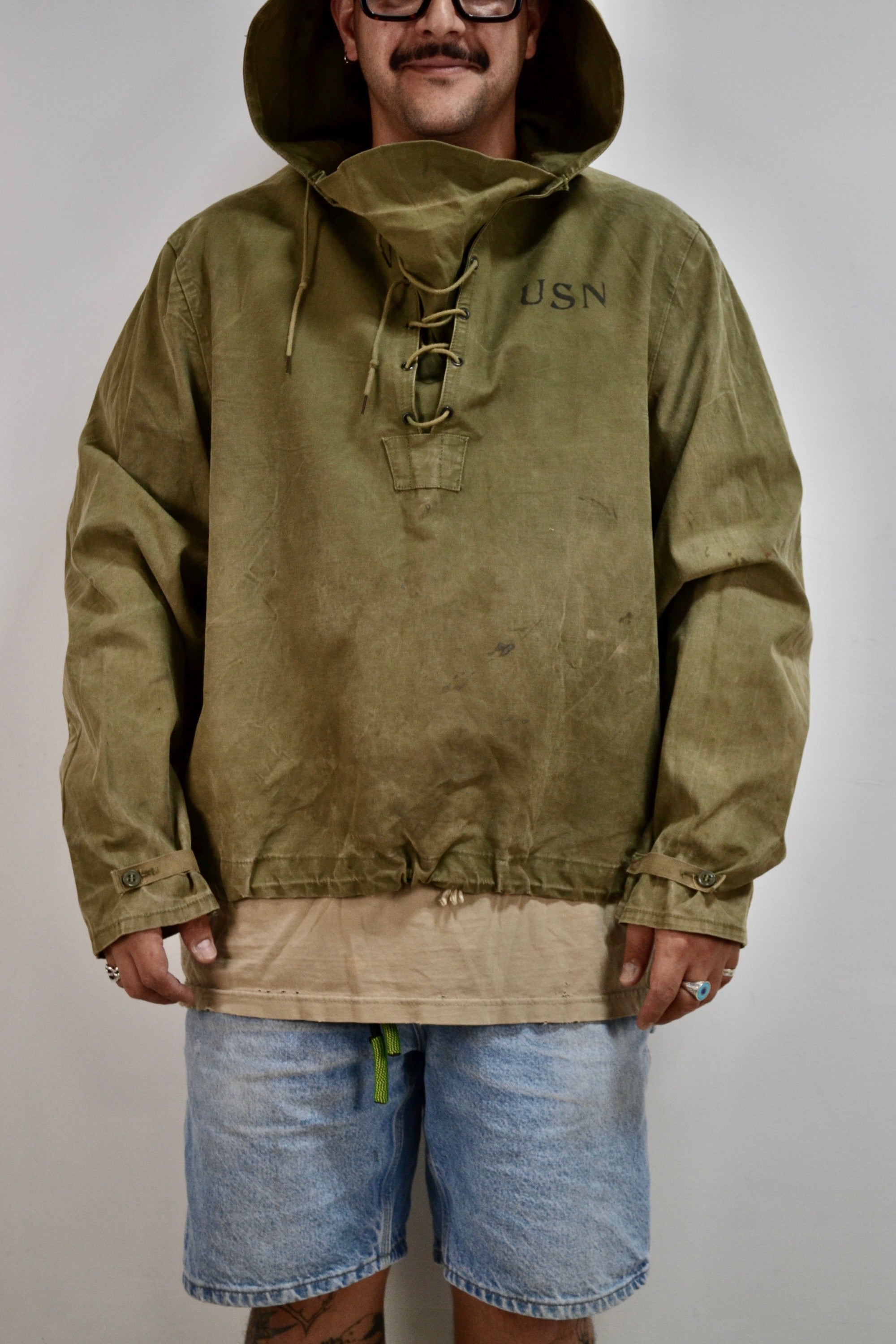 60s USN Military OG Hooded Parka