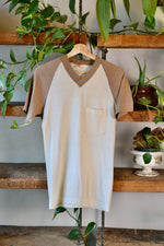 70s Stanfields Two Tone V Neck