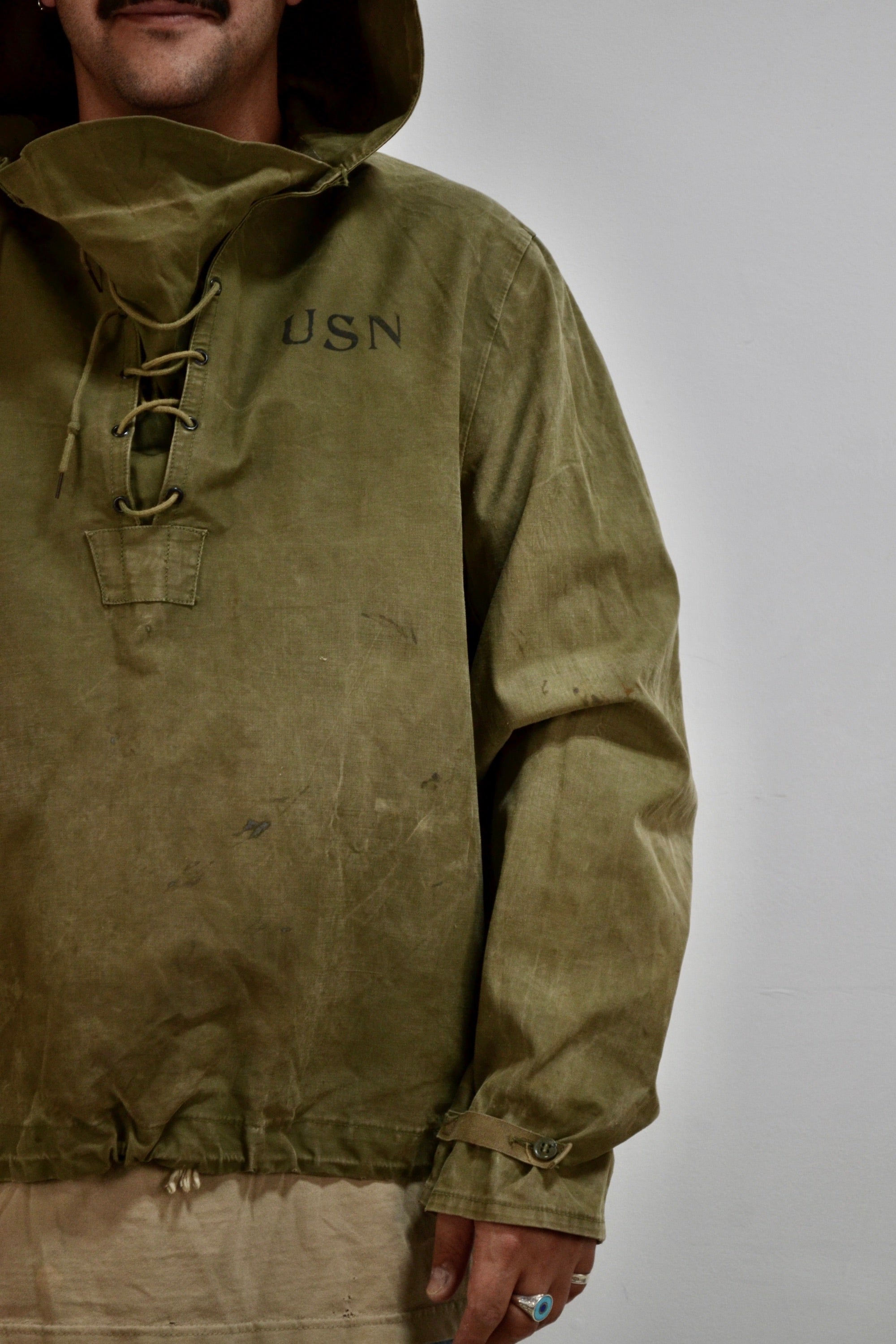 60s USN Military OG Hooded Parka