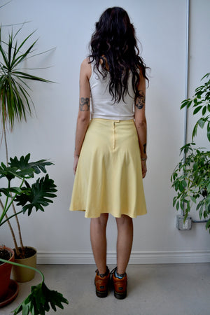 Butter Yellow Skirt