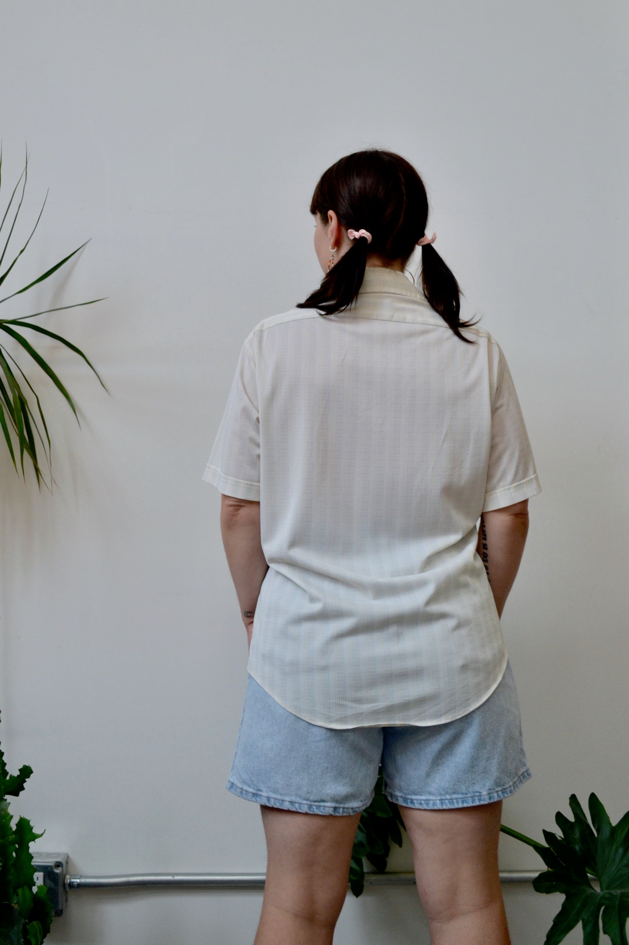 Cream Towncraft Button Up