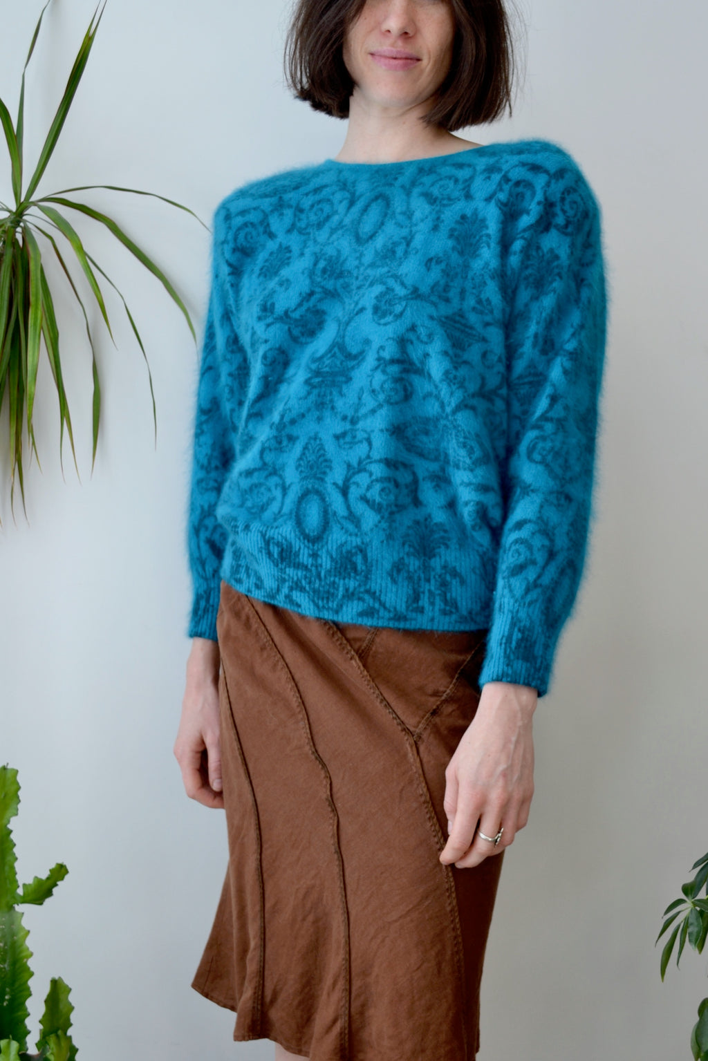 Eighties Baroque Angora Sweater