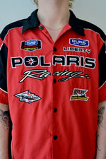 Polaris Racing Short Sleeve Button Up