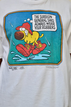 1988 Wear Your Rubbers Tee