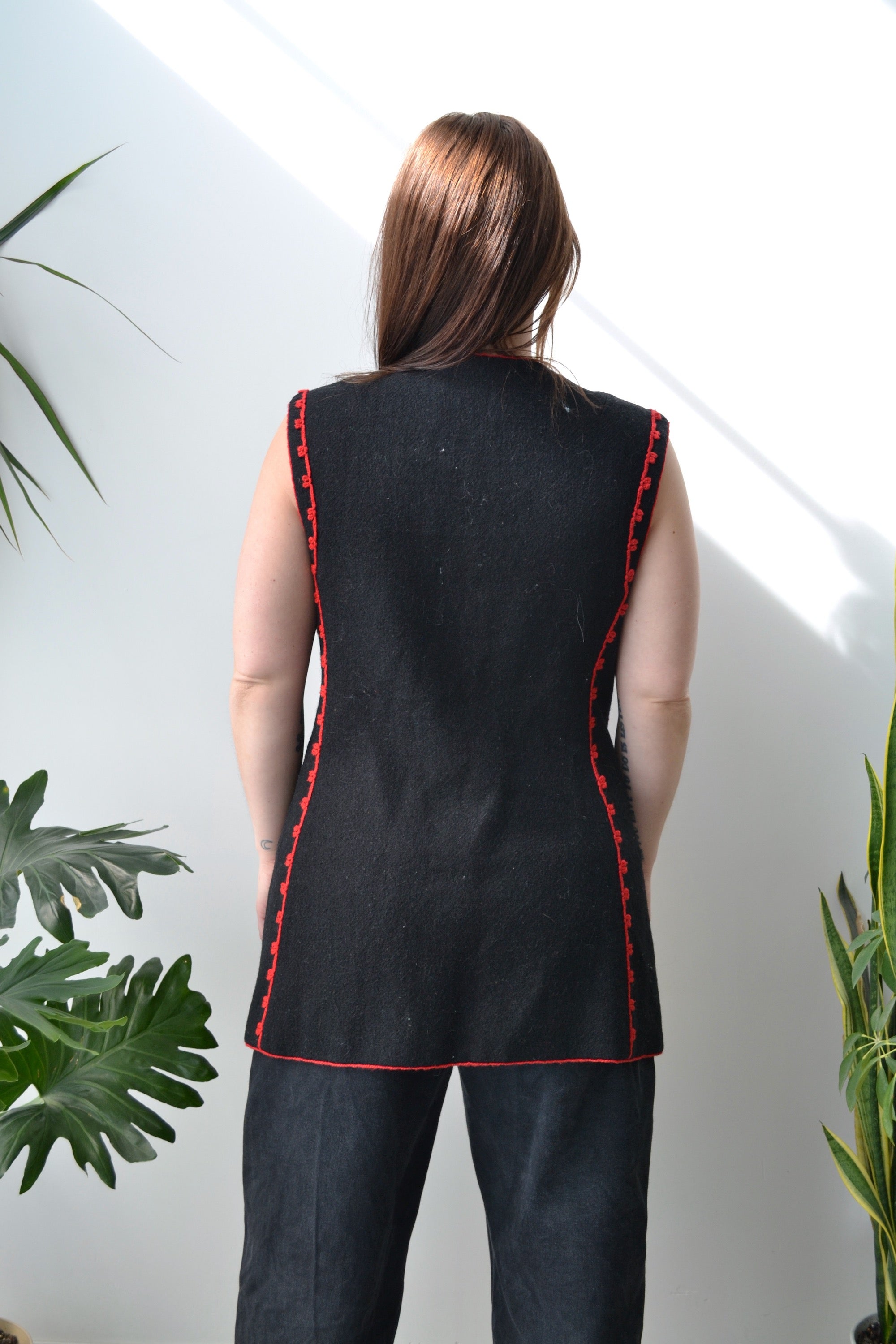 Embroidered Tunic Vest