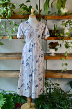 Hawaiian Floral Flutter Dress