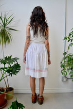 Embroidered Cotton Circle Skirt