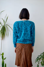 Eighties Baroque Angora Sweater
