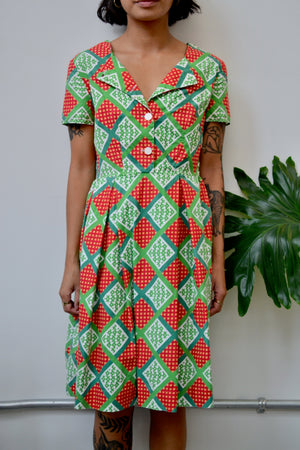 Fifties Watermelon Dress