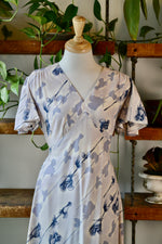 Hawaiian Floral Flutter Dress
