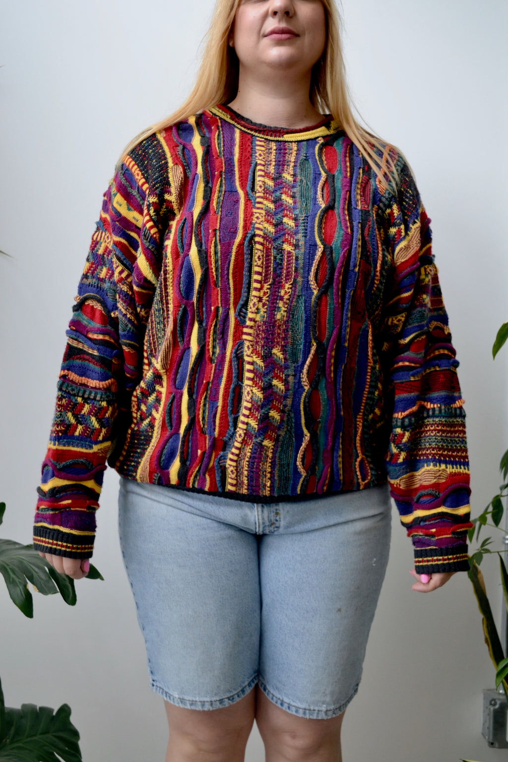 Coogi Style 3D Knit Sweater