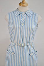 Vintage Striped Wiggle Dress
