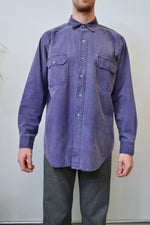 Elderberry Woolrich Heavy Cotton Button Up