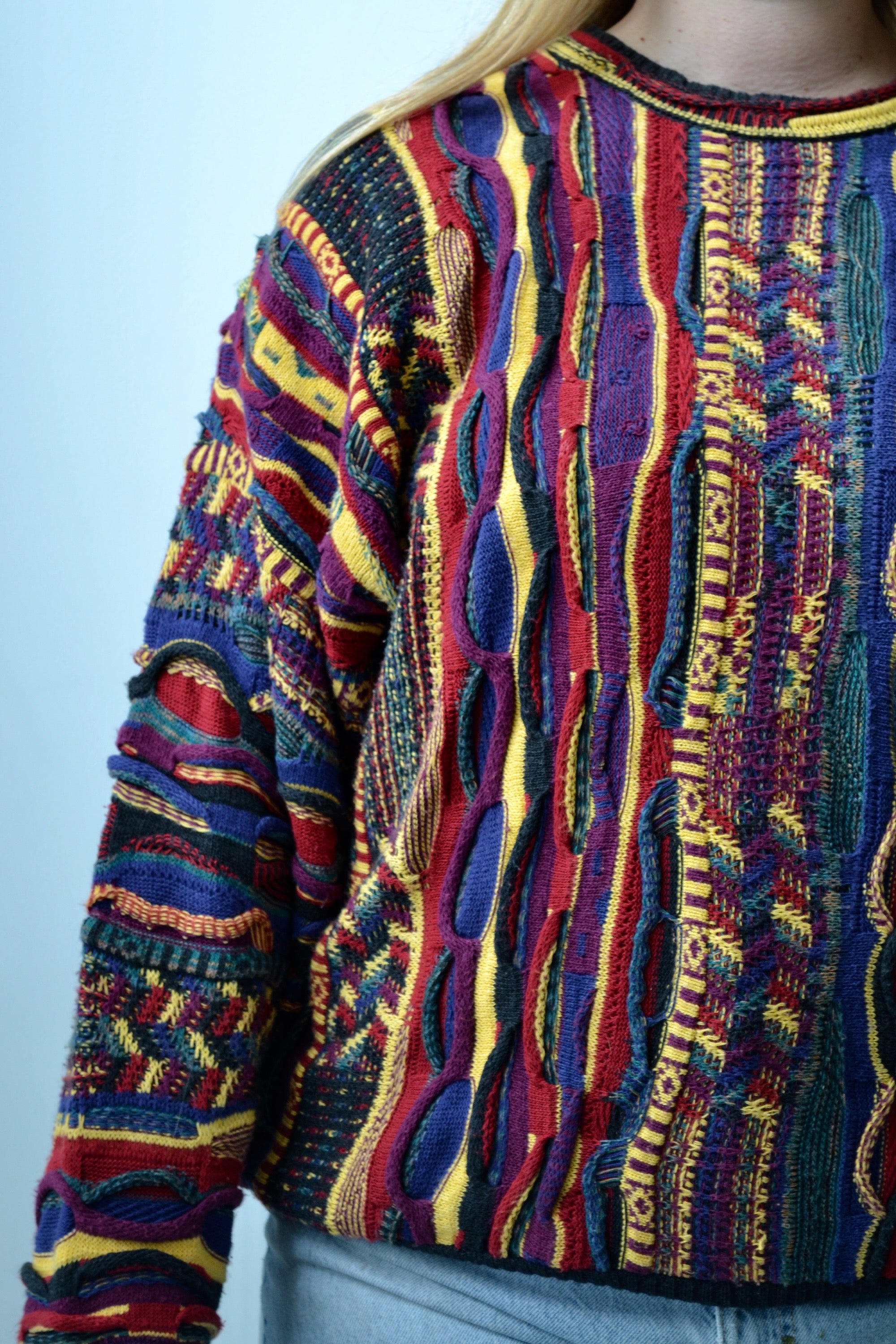 Coogi Style 3D Knit Sweater