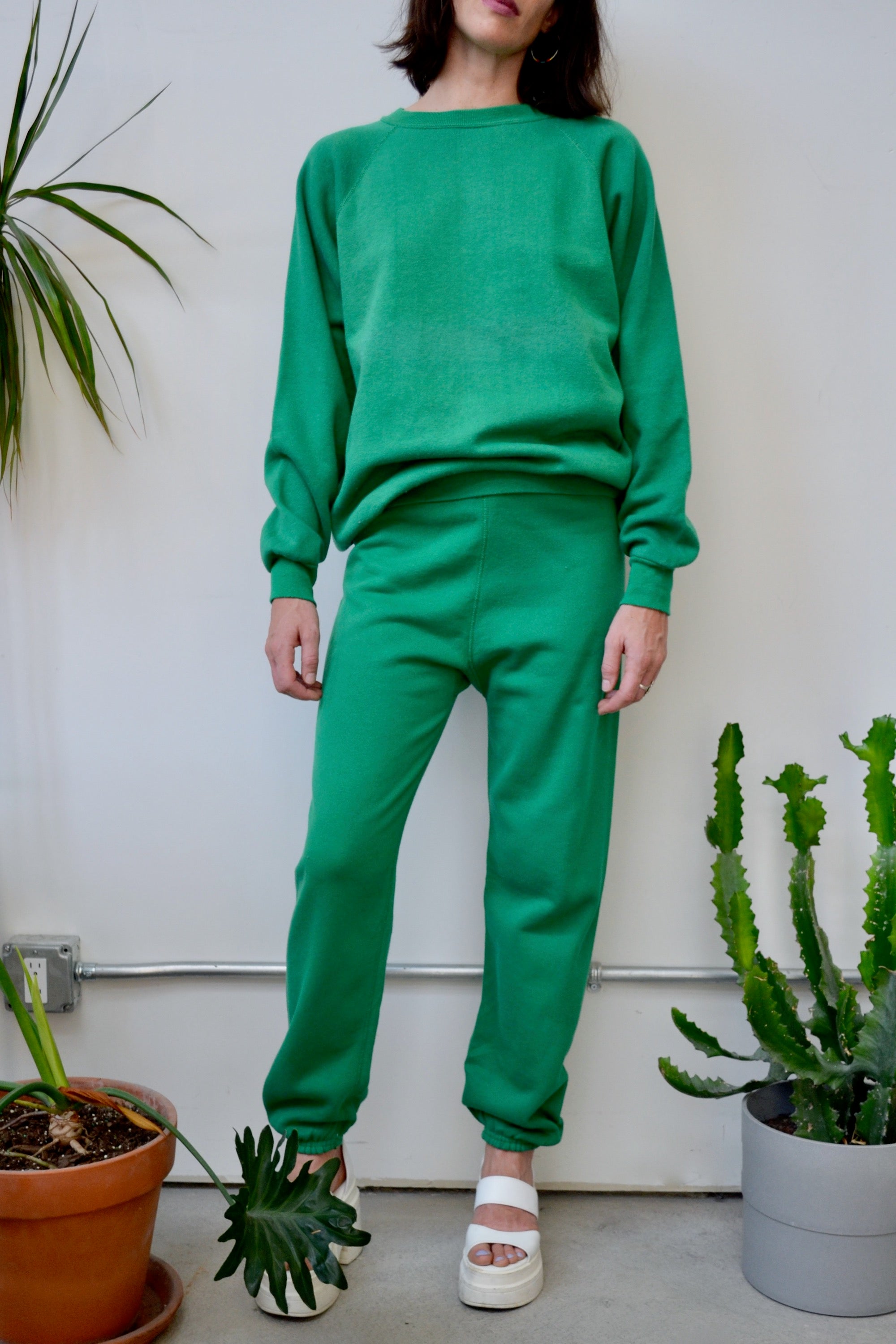 Green Discus Sweatsuit Community Thrift and Vintage