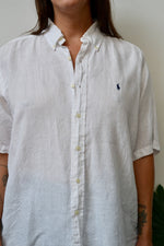 RL White Linen Button Up