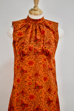 Vintage Orange Butterfly Maxi