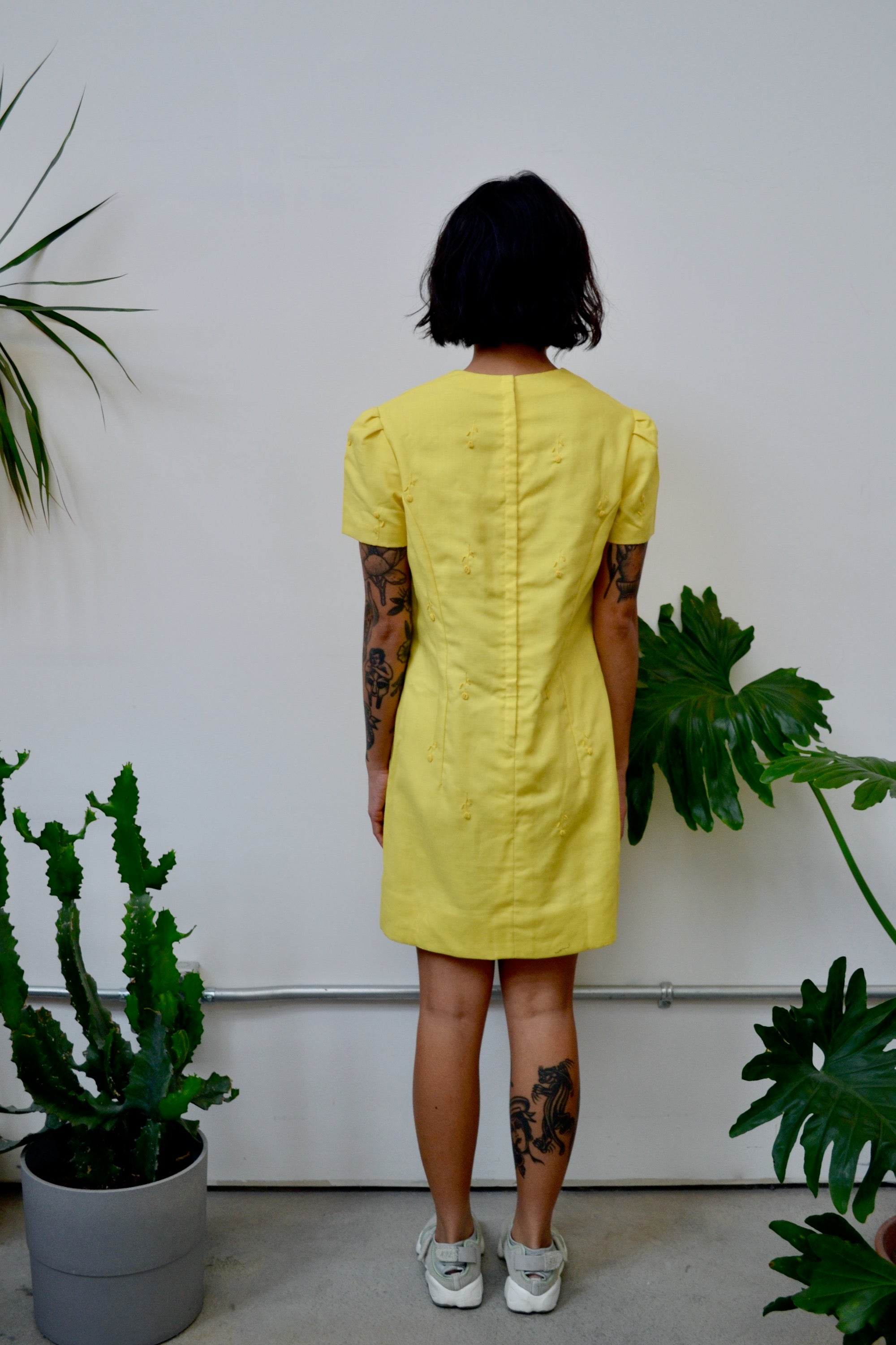 Embroidered Buttercup Dress