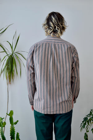 Striped Eighties Button Up