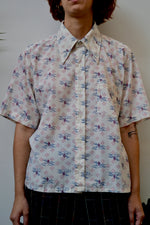 Jockey Print Short Sleeve Button Up