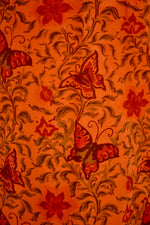 Vintage Orange Butterfly Maxi