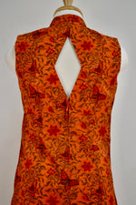 Vintage Orange Butterfly Maxi
