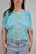 Indian Cotton Embroidered Top