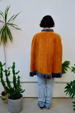 Woodstock Era Suede Cape