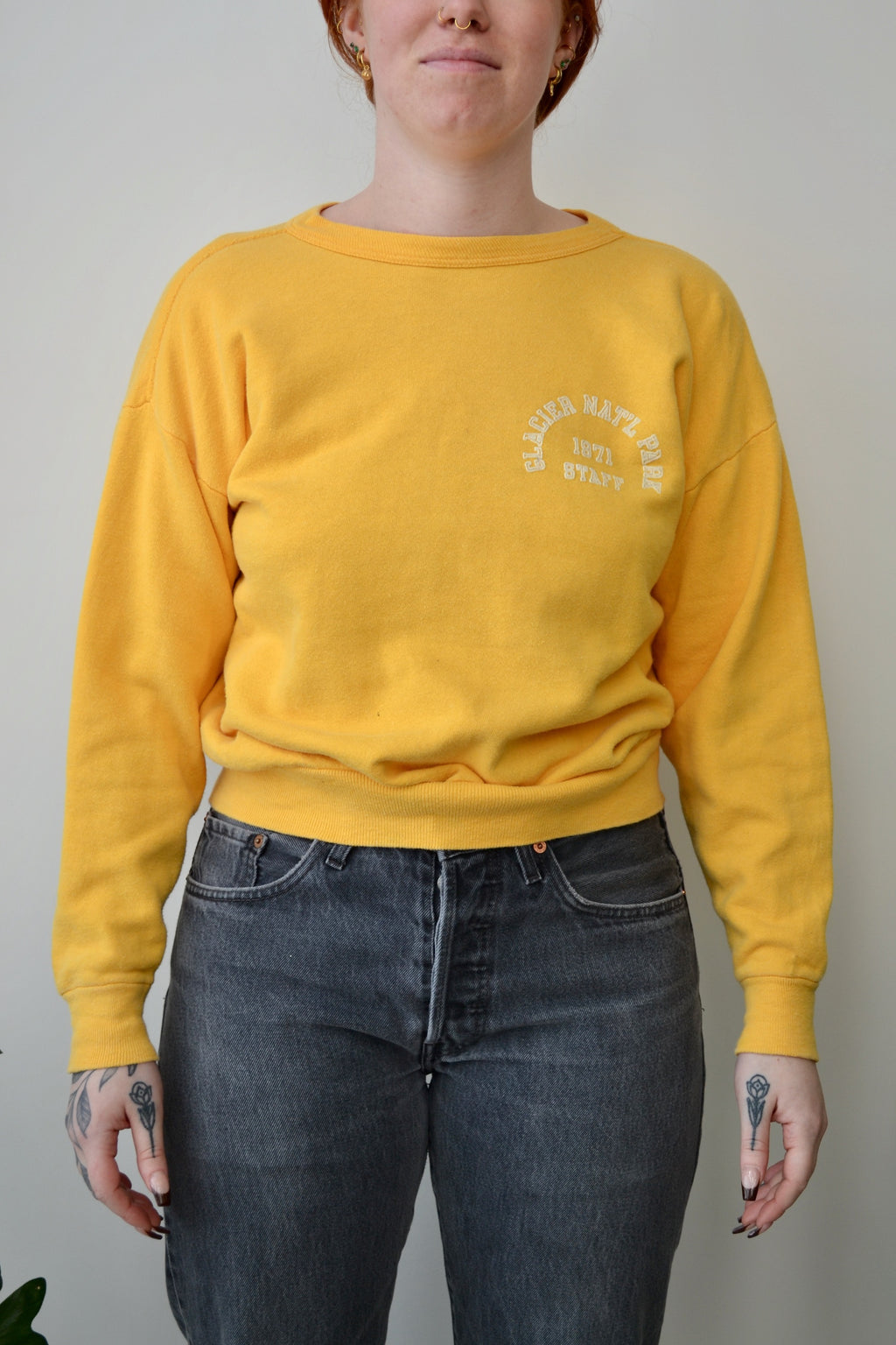 1971 Glacier National Park Staff Sweatshirt