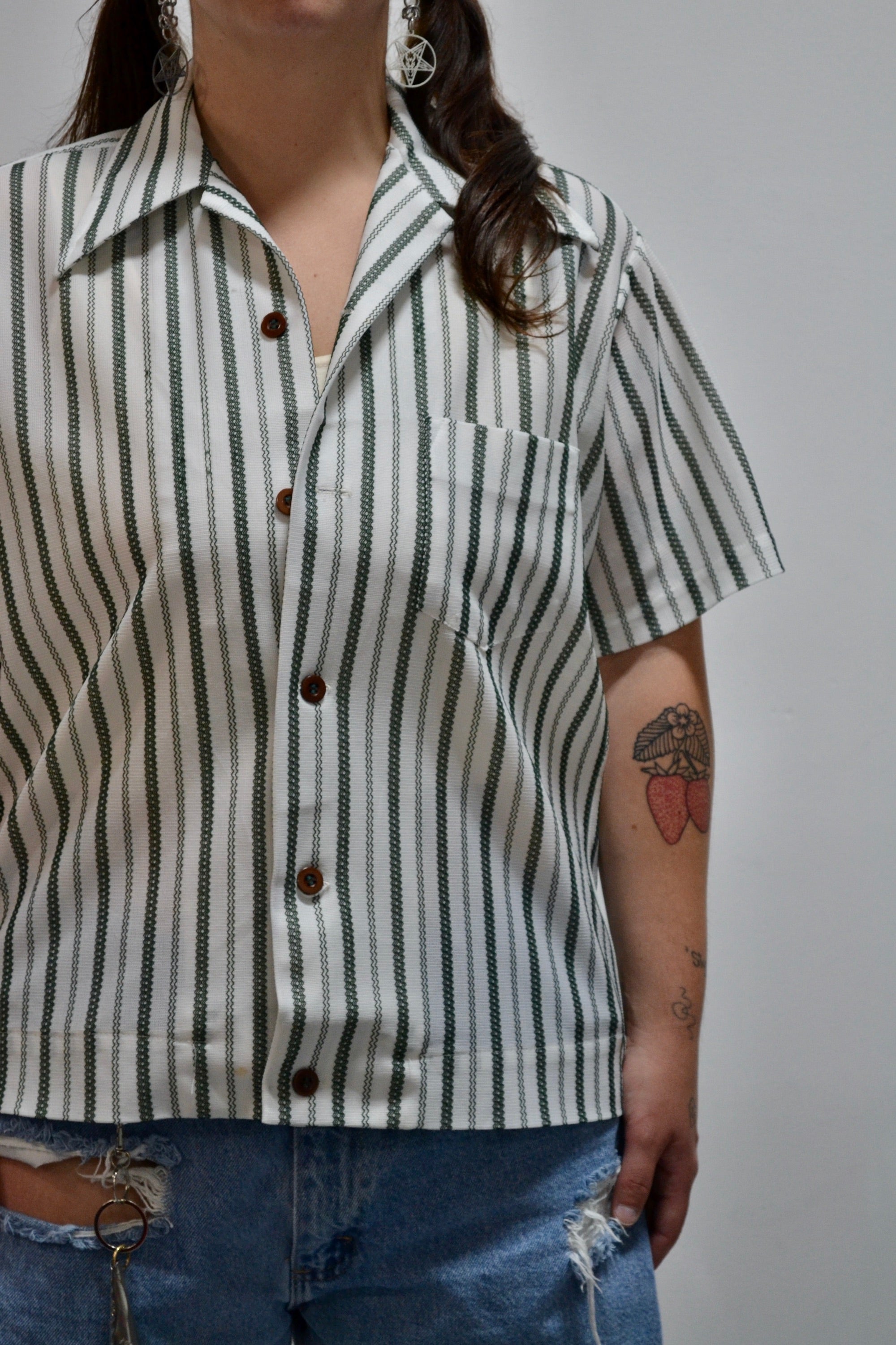 Vintage Boxy Button Up