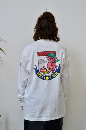 90s Curling Championship Long Sleeve