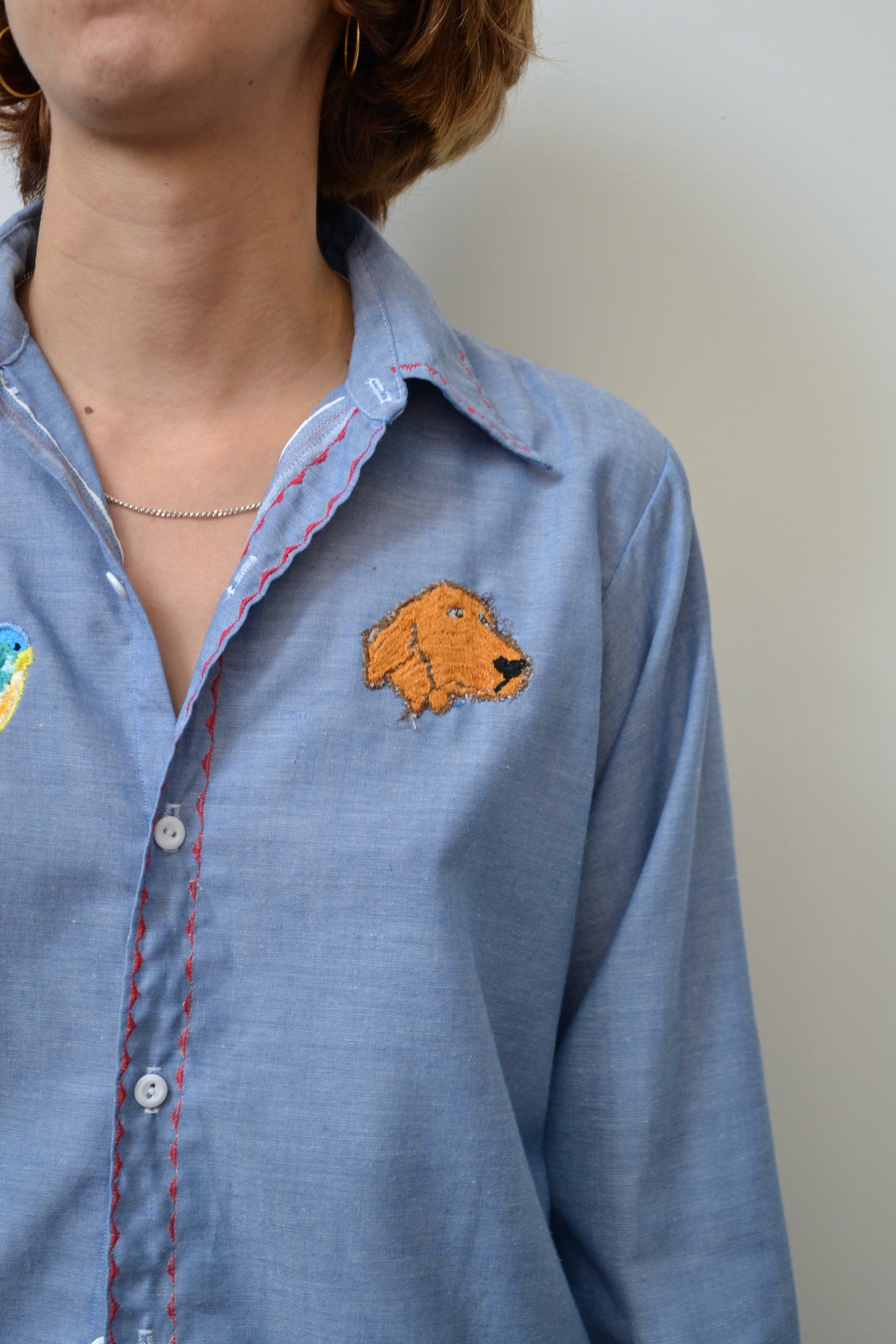 Embroidery 101 Button Up