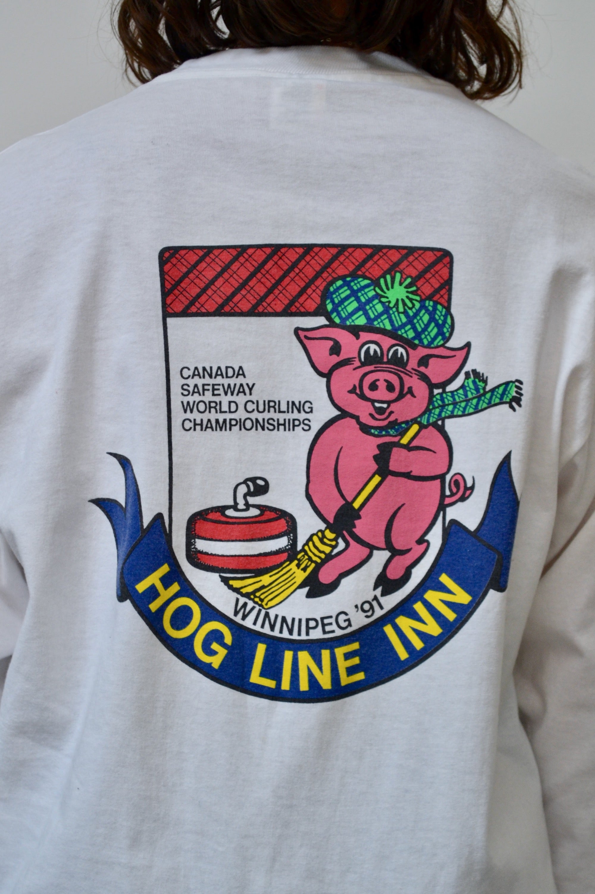 90s Curling Championship Long Sleeve