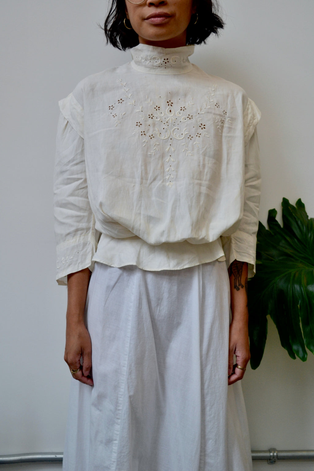 1910s Broderie Anglaise Blouse