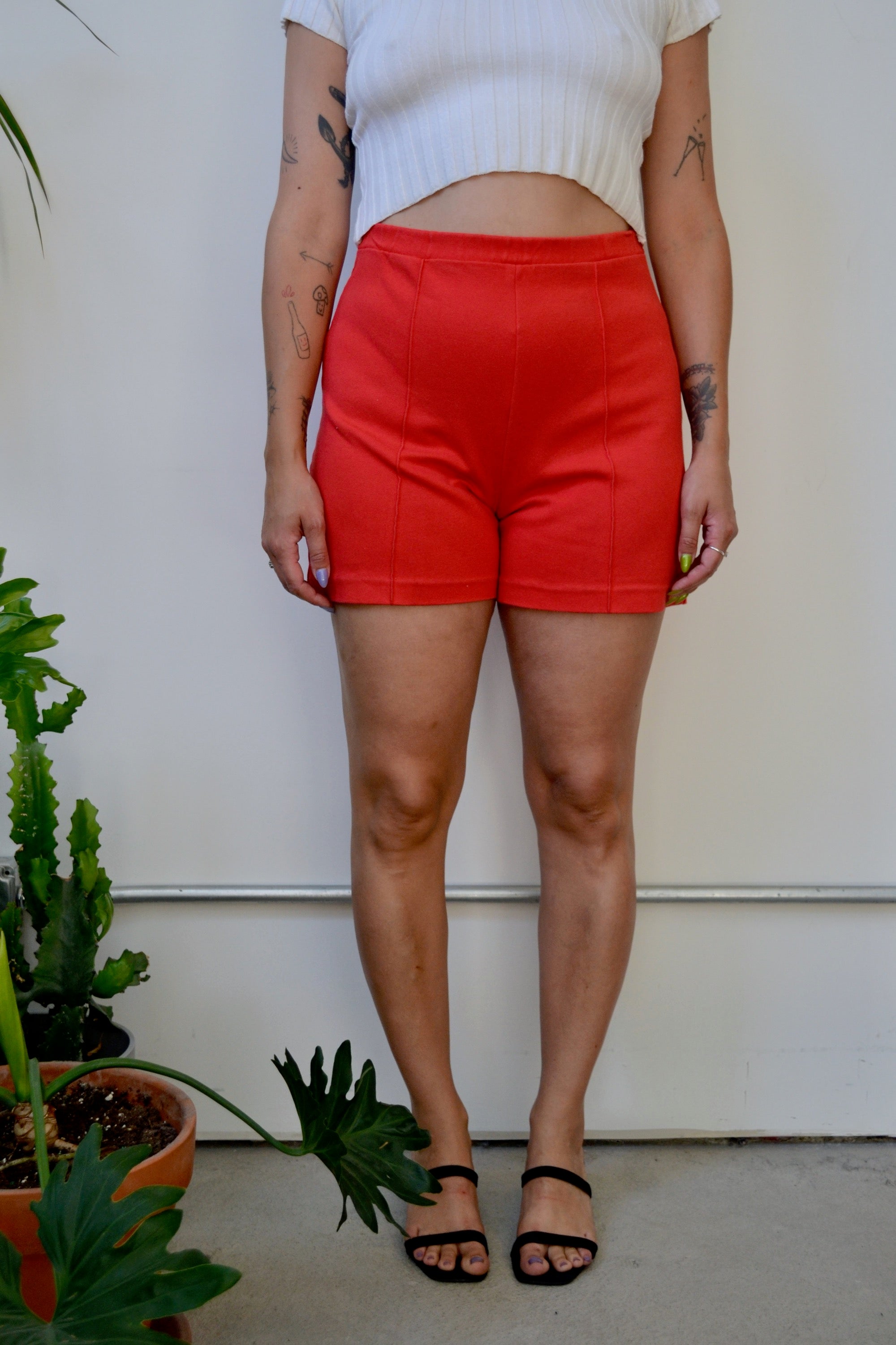 Sixties Red Shorts