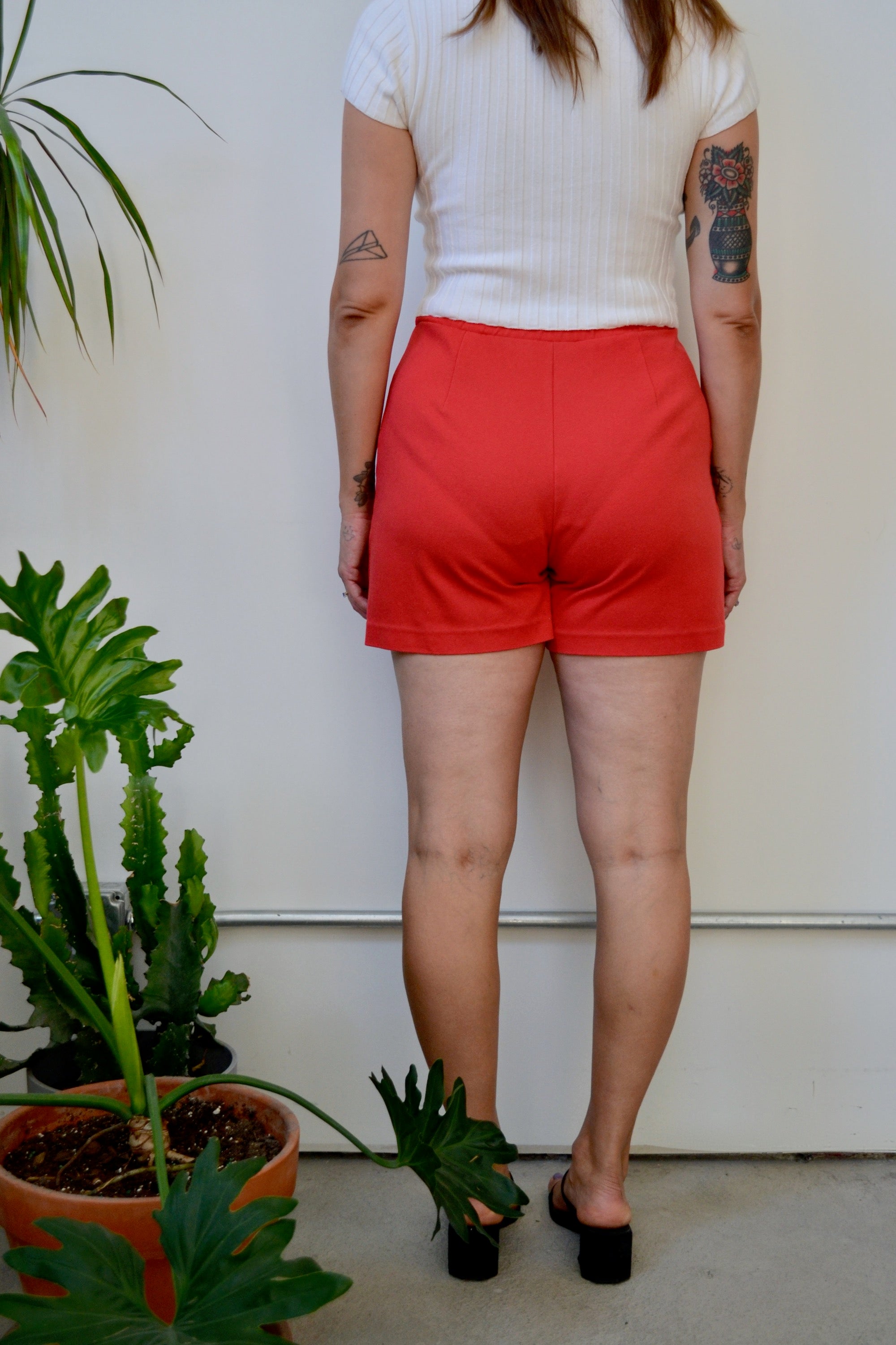 Sixties Red Shorts