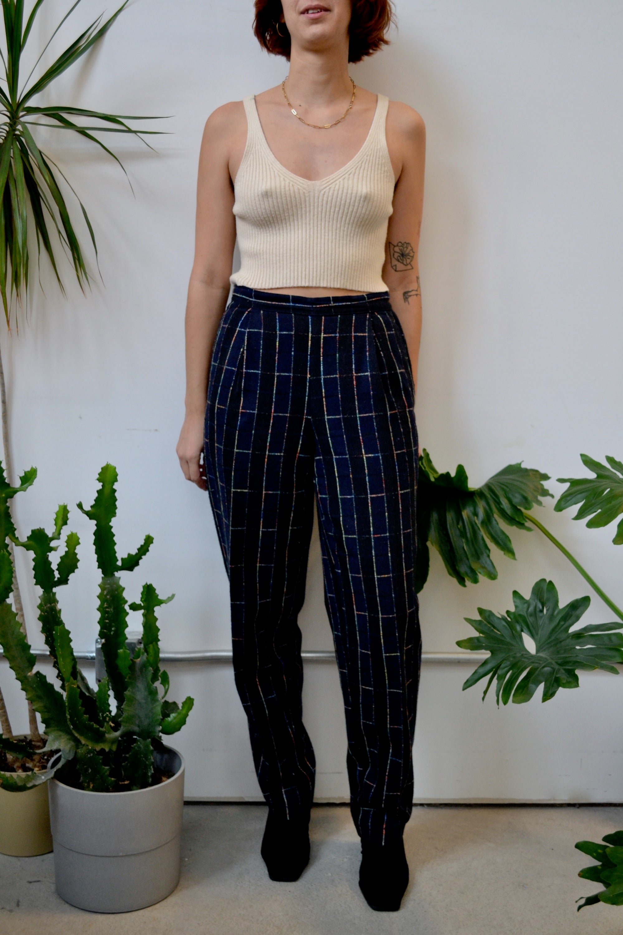 Rainbow Grid Trousers